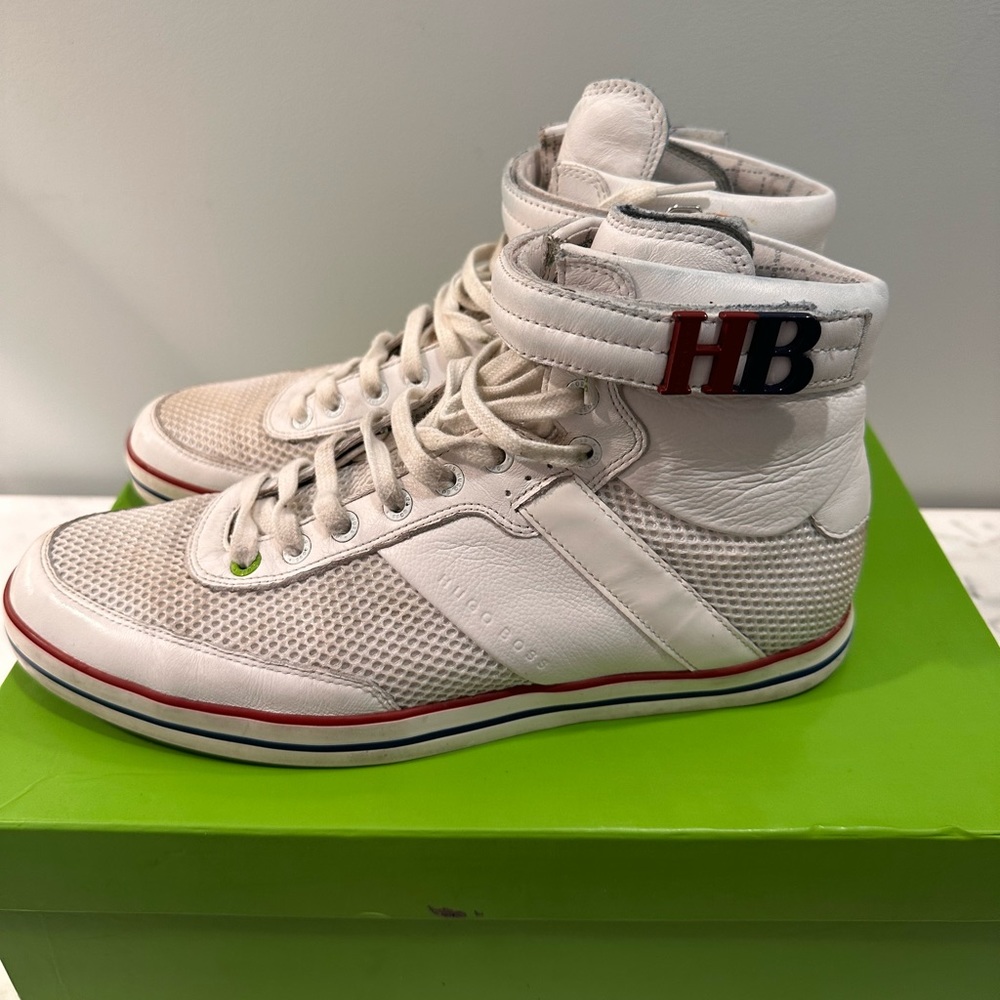 Boss Hugo Boss Men’s Somerset High Top Sneakers US 9/ UK 8/ EU 42